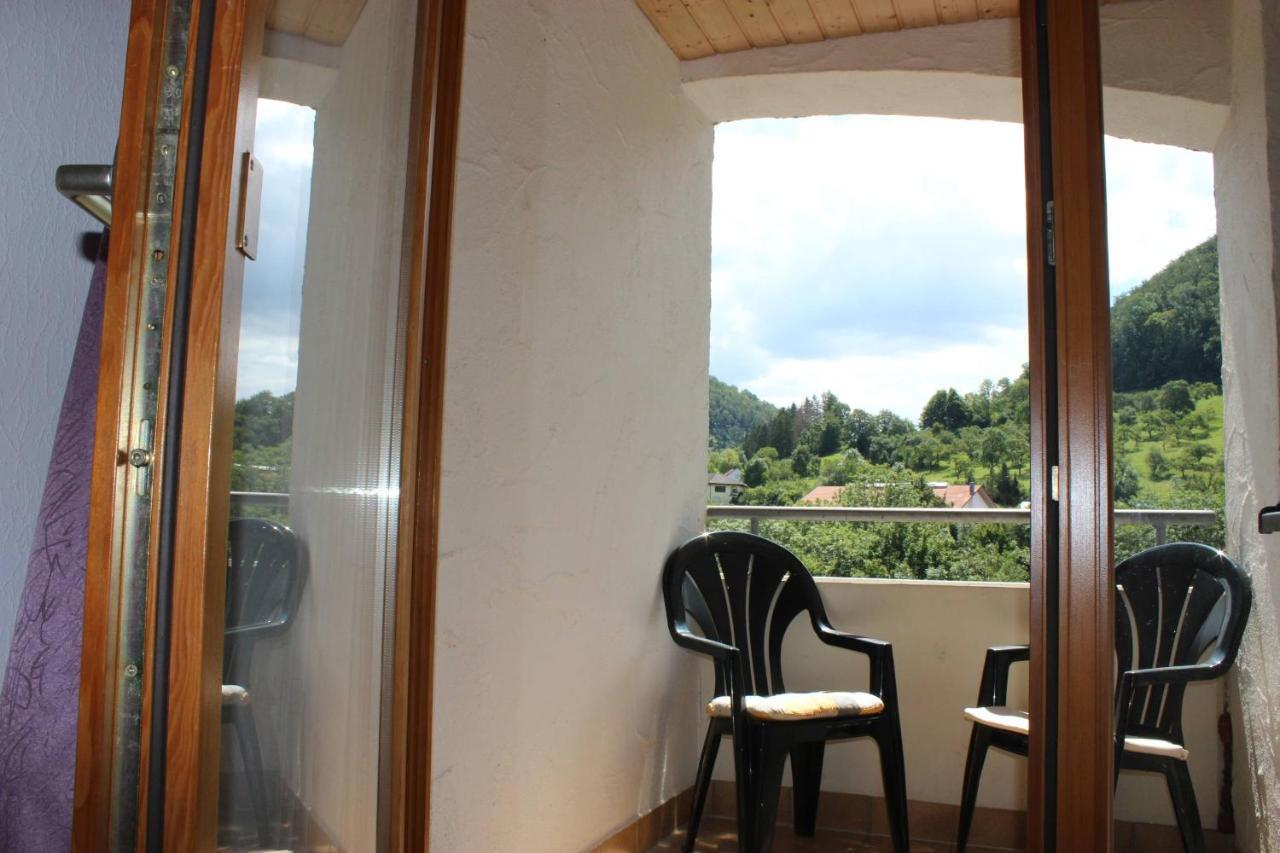 Hotel Garni Silberdistel Lauterstein Kültér fotó